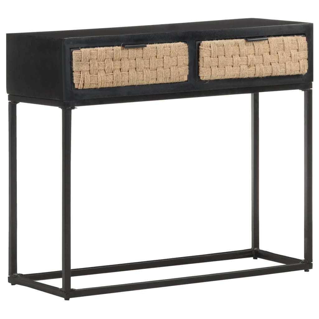 Konsolentisch 90x35x76 cm Massivholz Mango