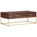 Couchtisch 112x50x40 cm Massivholz Mango