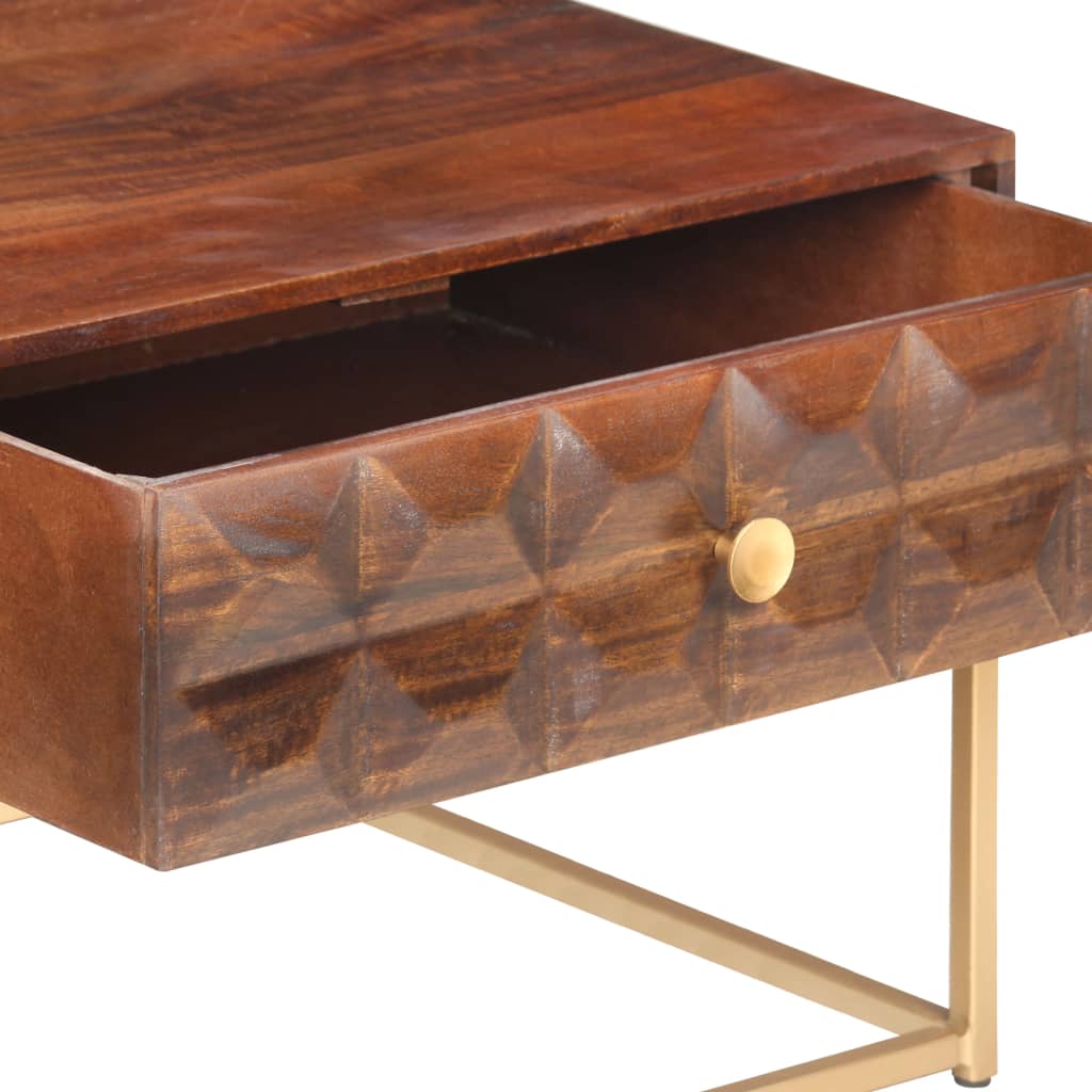 Couchtisch 112x50x40 cm Massivholz Mango