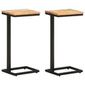 Beistelltische 2 Stk. 31,5x24,5x64,5 cm Massivholz Akazie