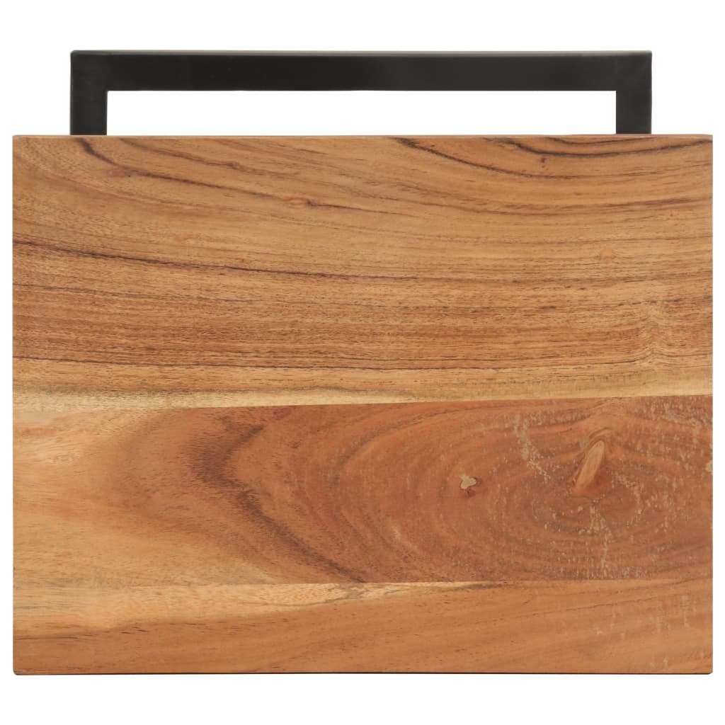 Beistelltische 2 Stk. 31,5x24,5x64,5 cm Massivholz Akazie