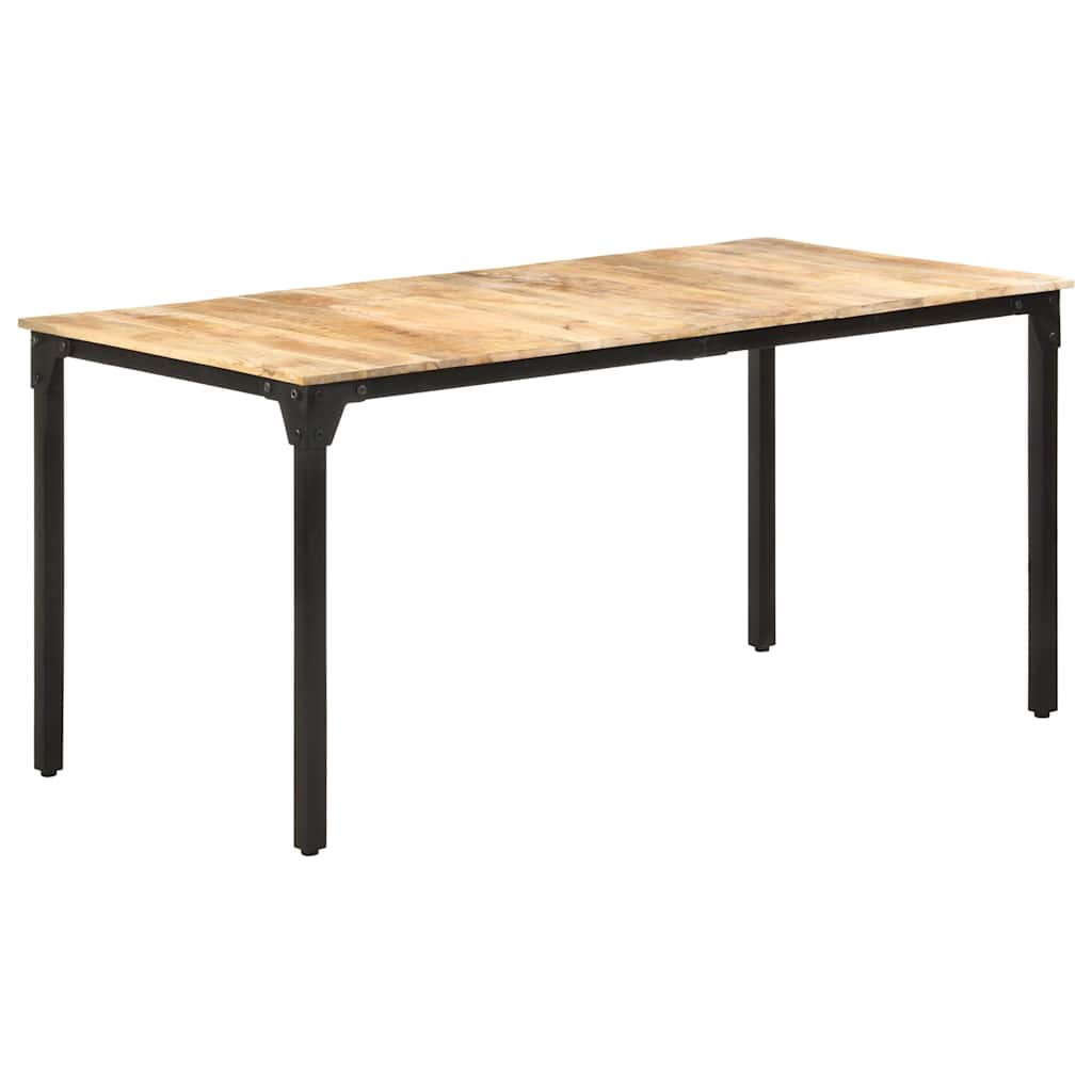 Esstisch 160x80x76 cm Raues Mangoholz