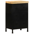 Sideboard 47x35x76 cm Raues Mangoholz