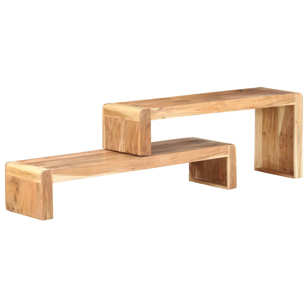 2-tlg. TV-Schrank Massivholz Akazie