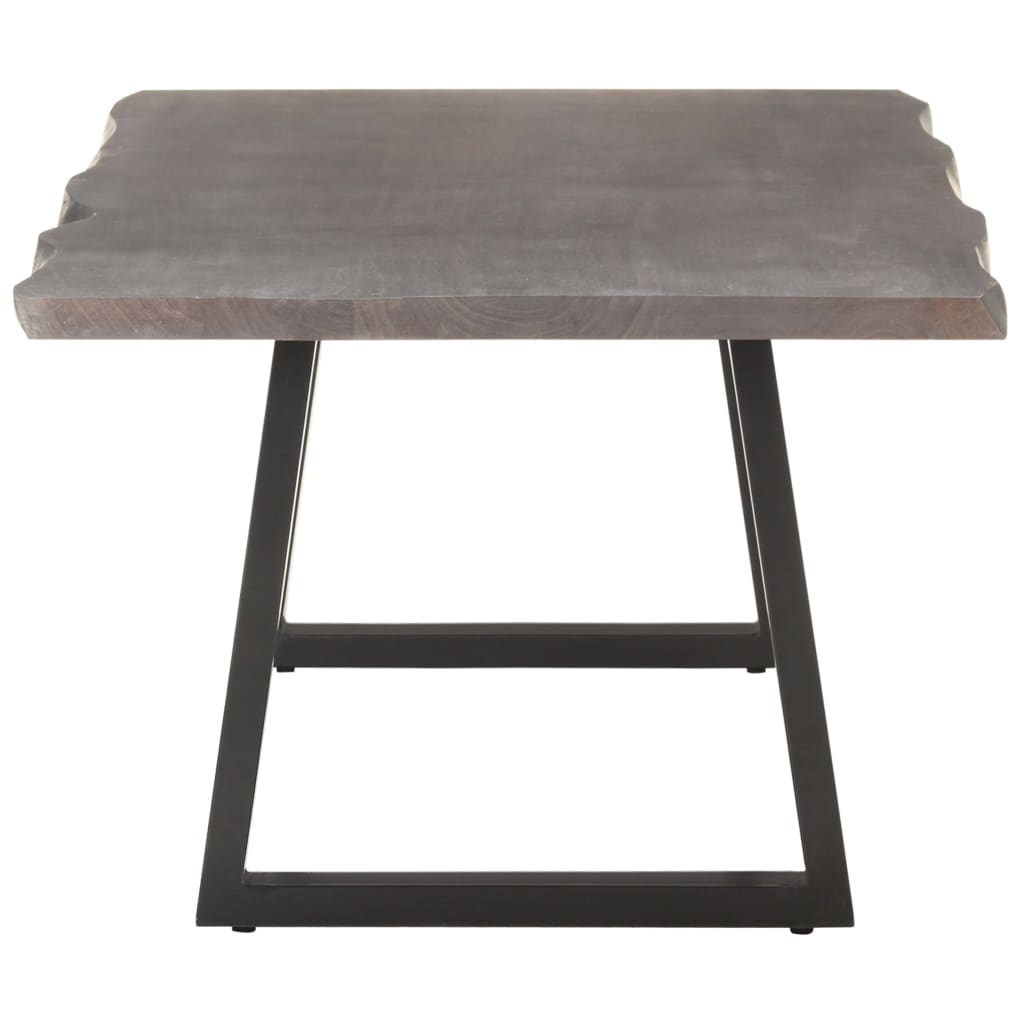 Couchtisch mit Baumkanten 115x60x40 cm Massivholz Akazie