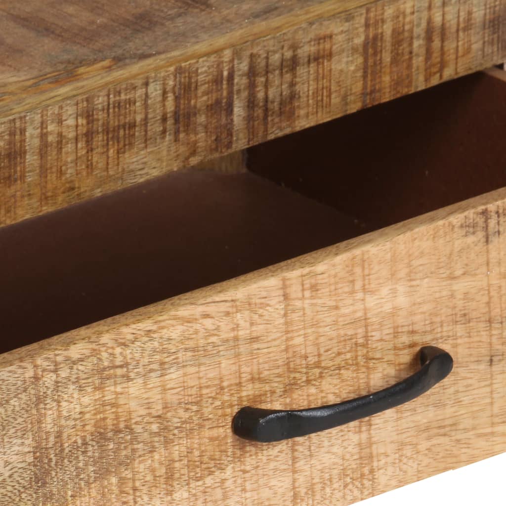 Bücherregal 118x30x200 cm Massivholz Mango