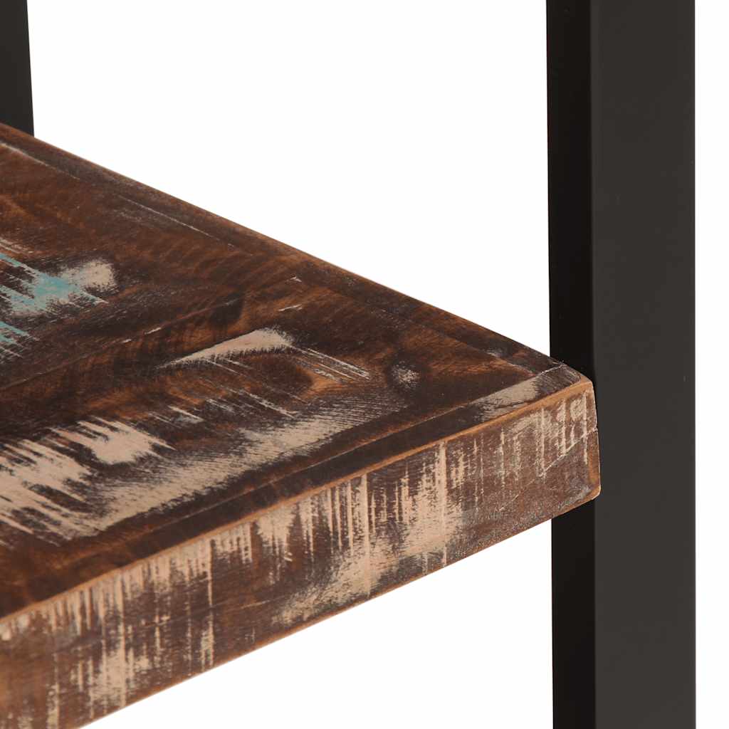 Bücherregal 118x30x200 cm Massives Altholz
