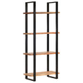 Bücherregal mit 4 Regalböden 80x40x180 cm Akazie Massivholz