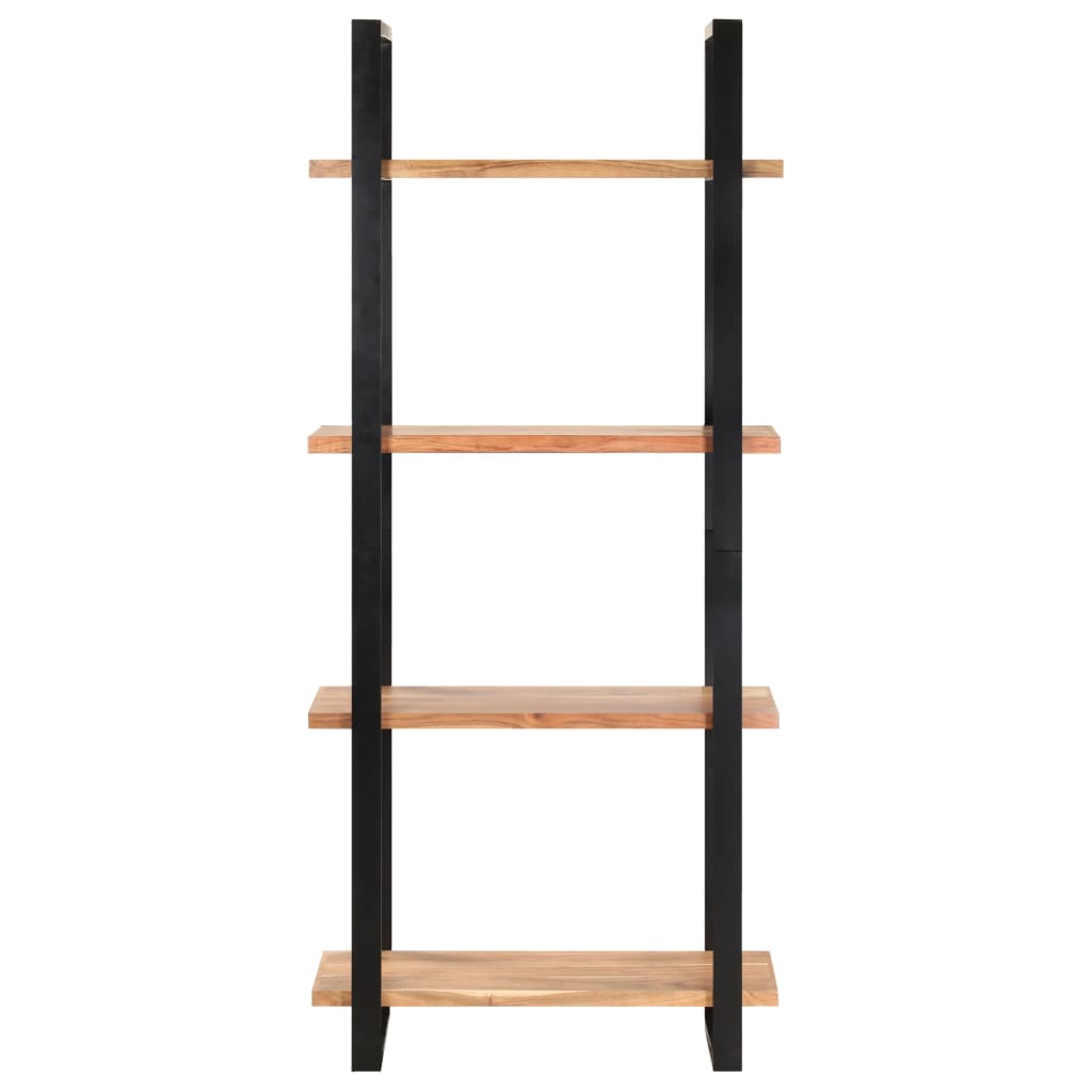 Bücherregal mit 4 Regalböden 80x40x180 cm Akazie Massivholz