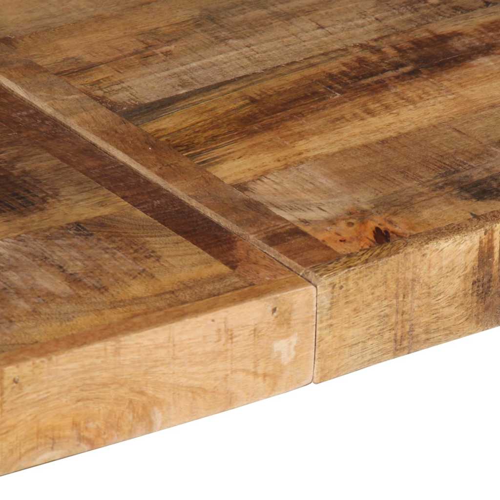 Bücherregal mit 4 Böden 160x40x180 cm Raues Mangoholz