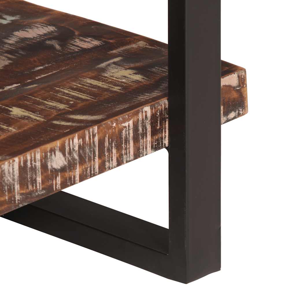 Bücherregal mit 4 Böden 160x40x180 cm Altholz Massiv