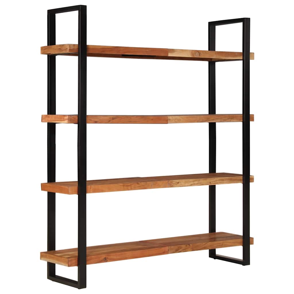 Bücherregal mit 4 Böden 160x40x180 cm Akazie Massivholz