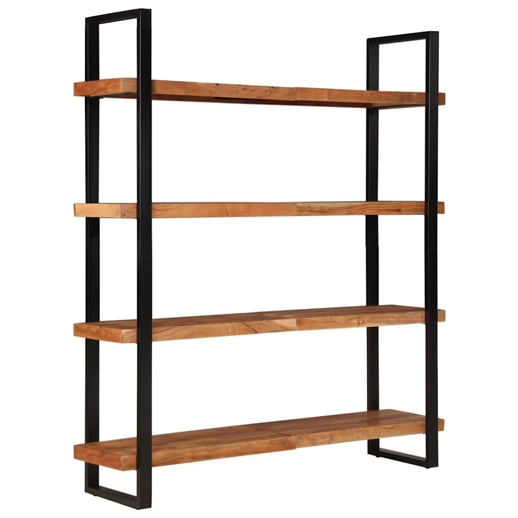 Bücherregal mit 4 Böden 160x40x180 cm Akazie Massivholz