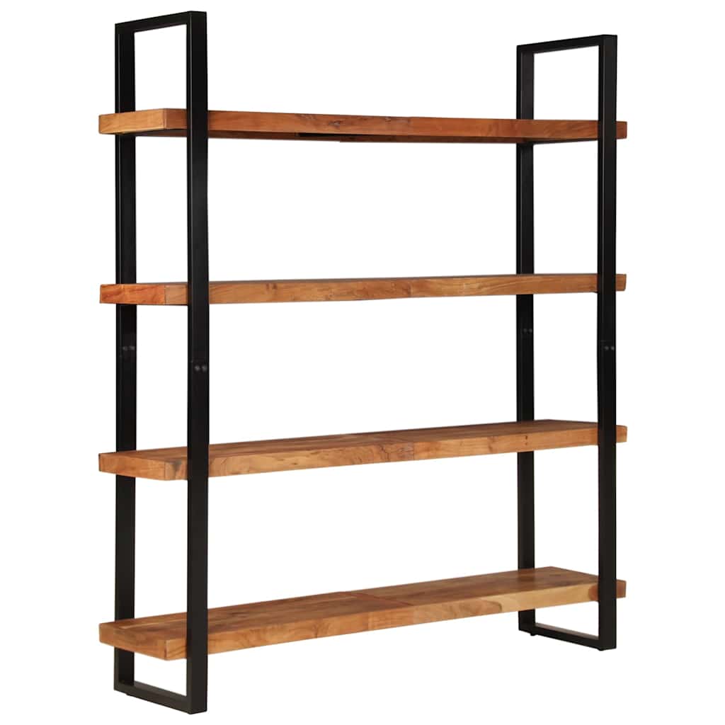 Bücherregal mit 4 Böden 160x40x180 cm Akazie Massivholz