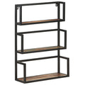 Wandregal 60x20x85 cm Altholz Massiv
