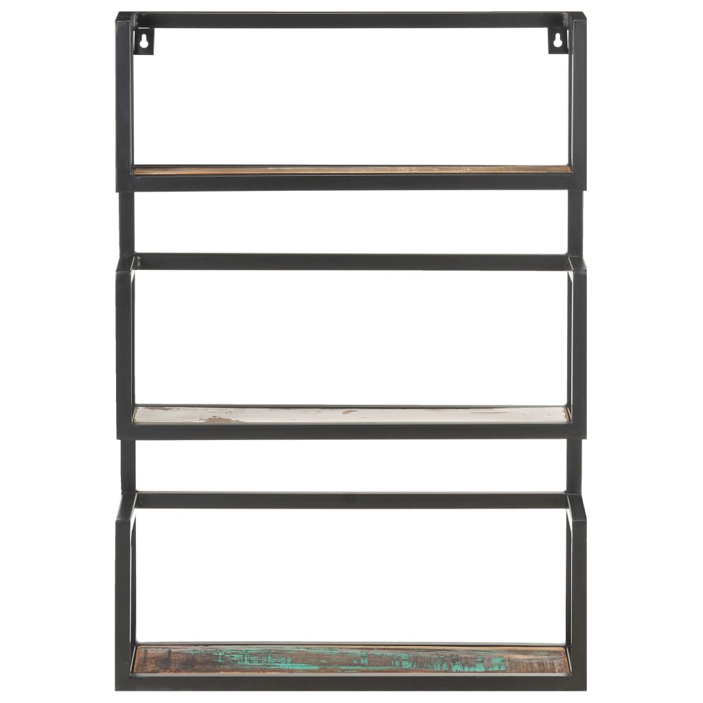 Wandregal 60x20x85 cm Altholz Massiv