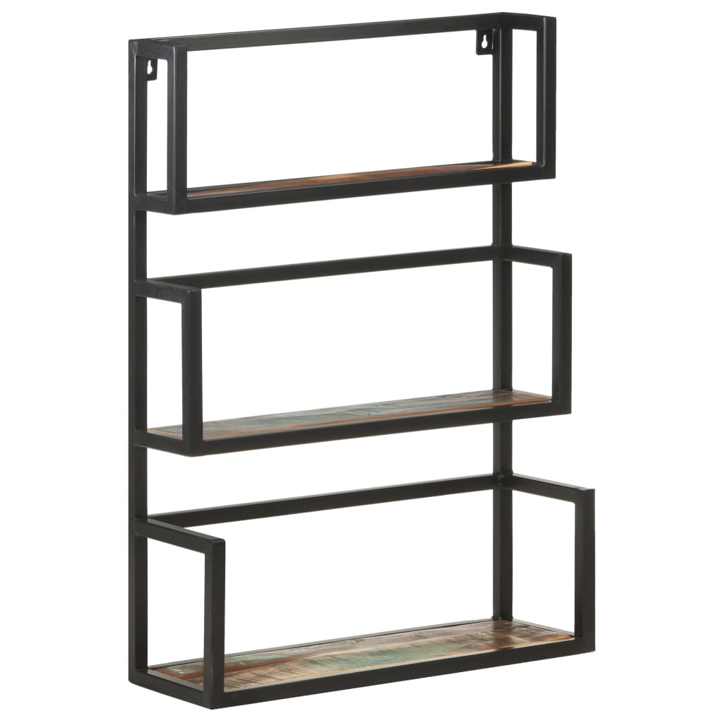 Wandregal 60x20x85 cm Altholz Massiv