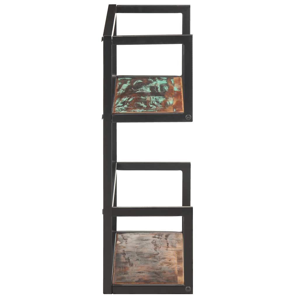 Wandregal 60x20x60 cm Altholz Massiv