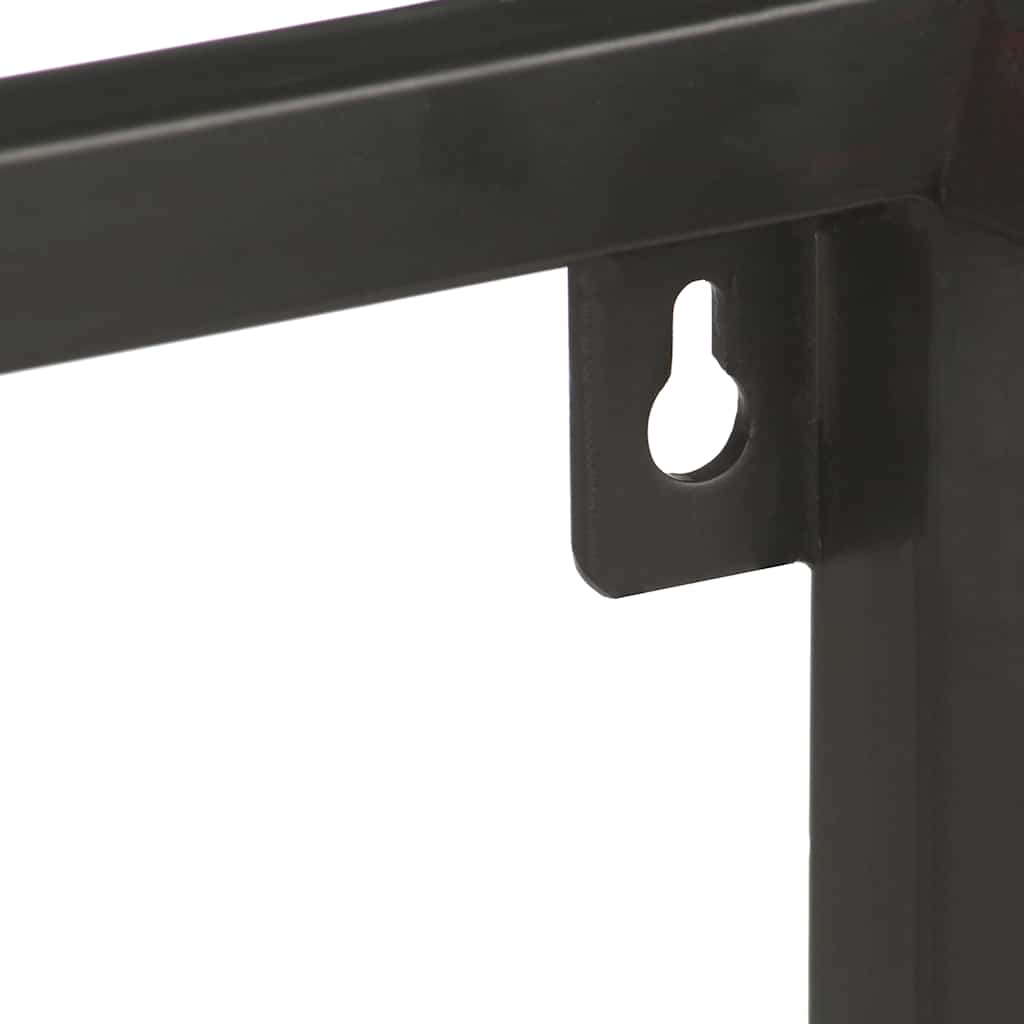 Wandregal 60x20x60 cm Altholz Massiv
