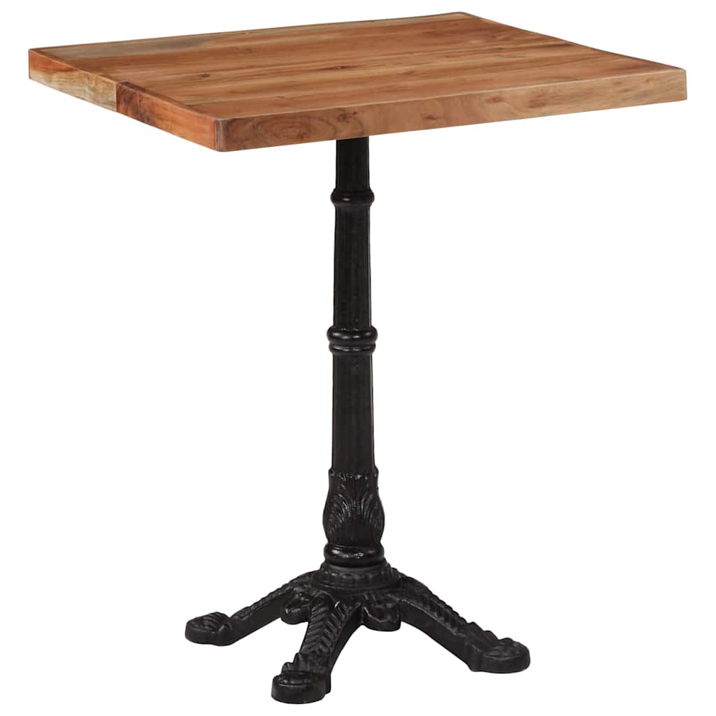 Bistrotisch 60x60x76 cm Akazie Massivholz