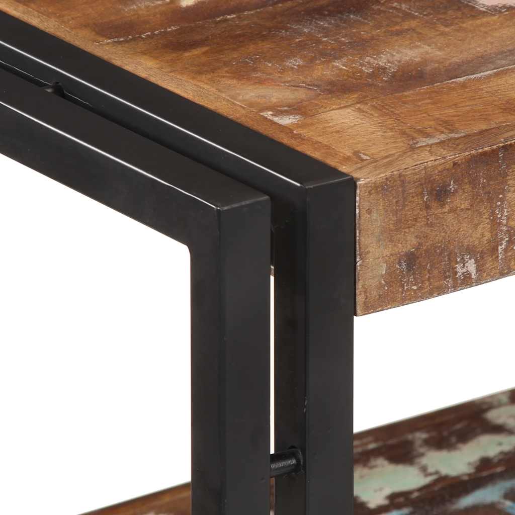 Konsolentisch 120x30x75 cm Altholz Massiv