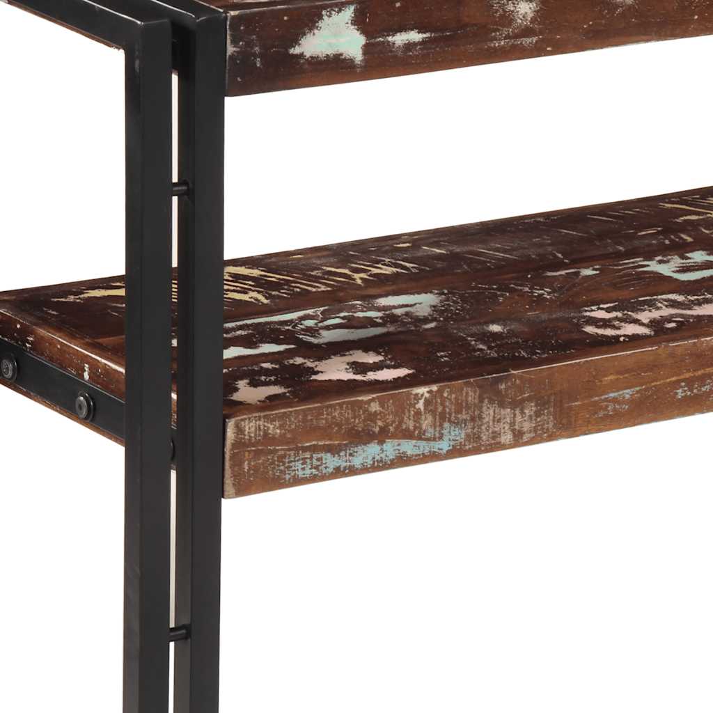 Konsolentisch 120x30x75 cm Altholz Massiv