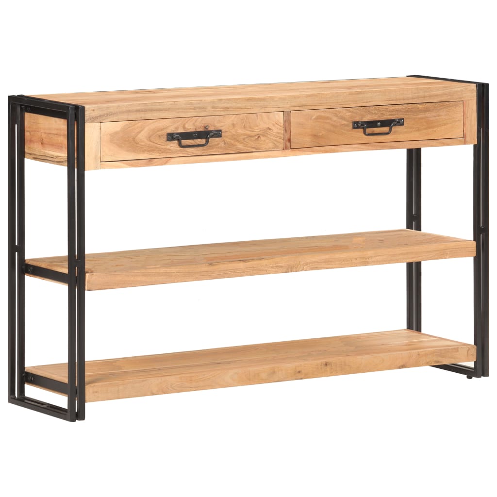 Sideboard 120x30x75 cm Akazie Massivholz