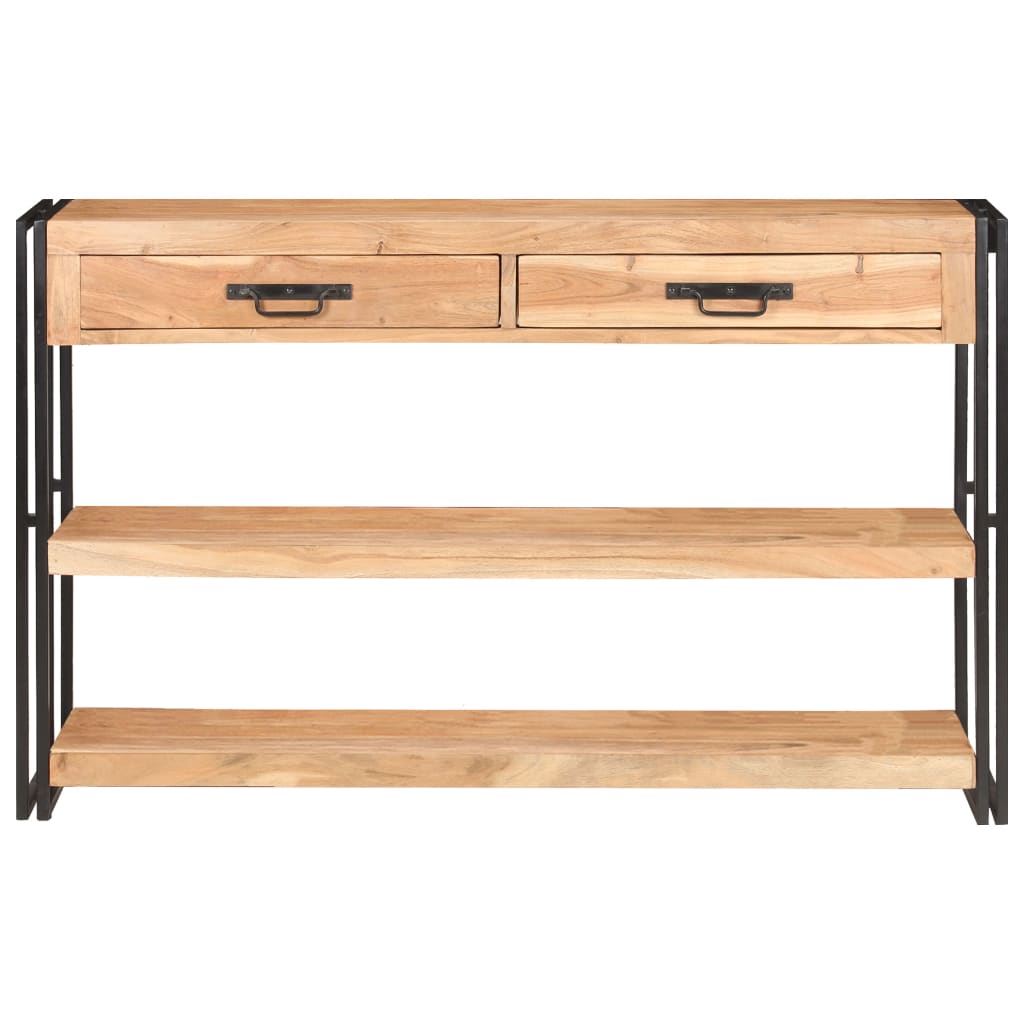 Sideboard 120x30x75 cm Akazie Massivholz