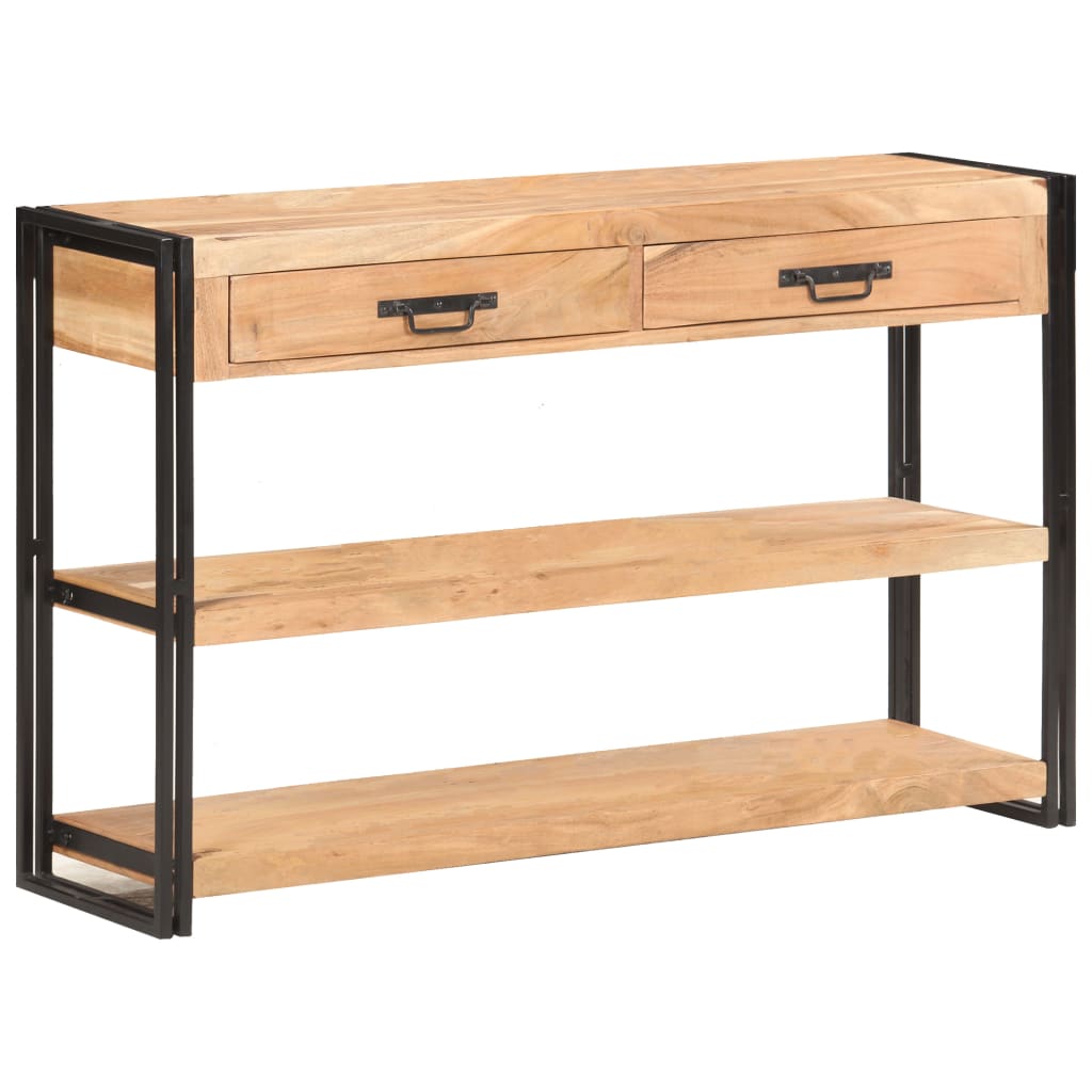 Sideboard 120x30x75 cm Akazie Massivholz