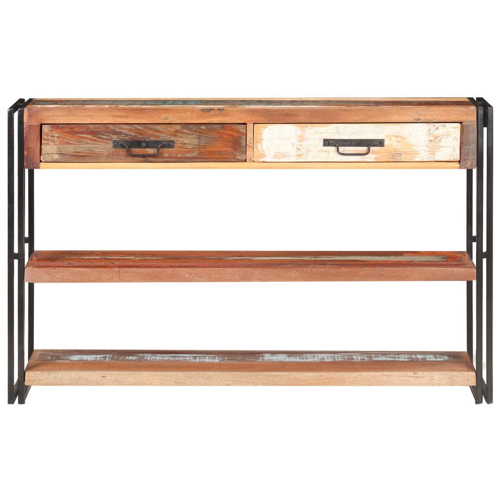 Sideboard 120x30x75 cm Recyceltes Massivholz