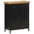 Sideboard 60x30x76 cm Raues Mangoholz