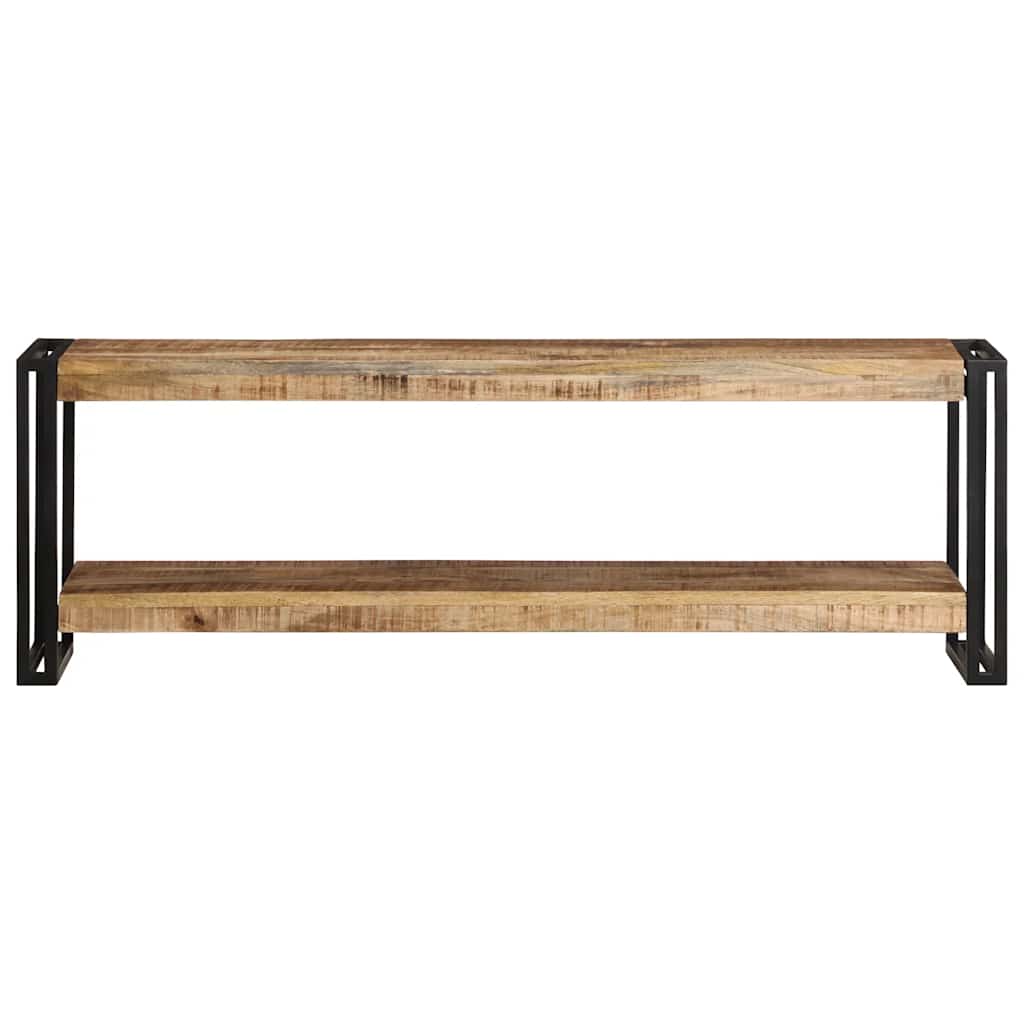 TV-Schrank 120x30x40 cm Raues Mangoholz
