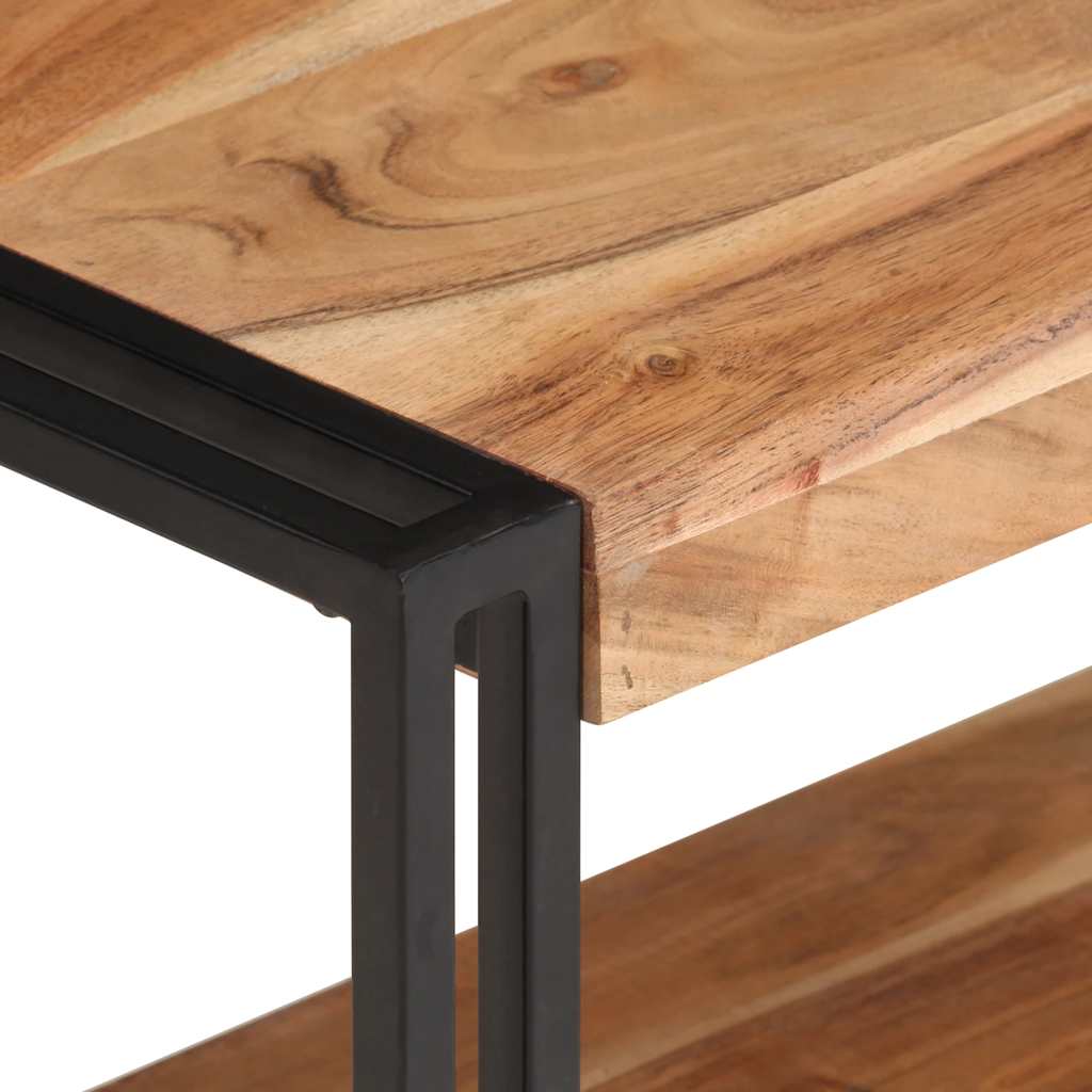 TV-Schrank 120x30x40 cm Massivholz Akazie