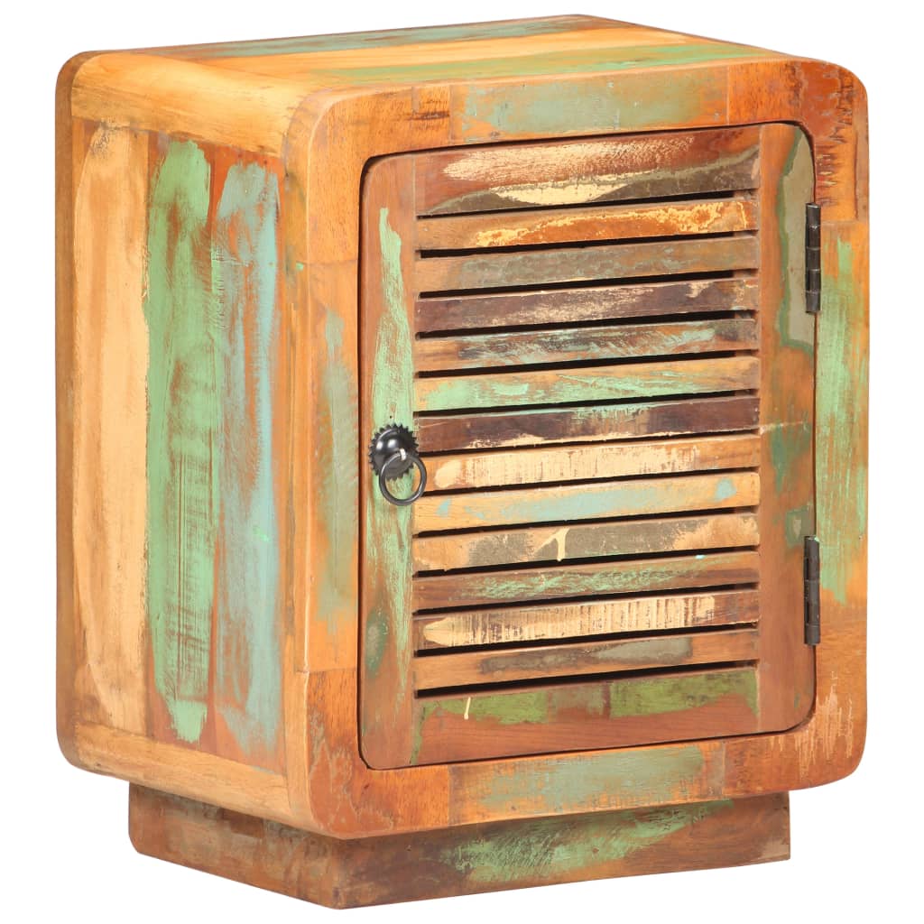 Nachttisch 40x30x50 cm Altholz Massiv