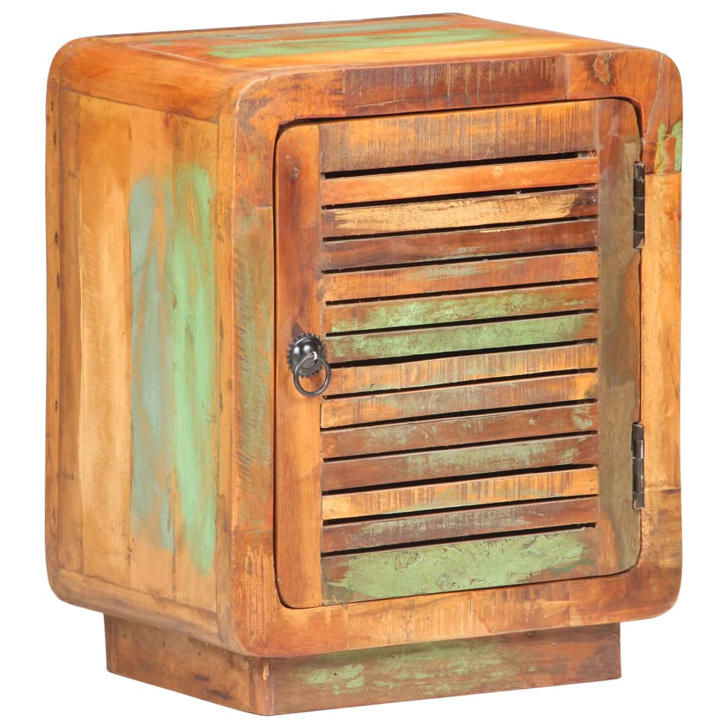 Nachttisch 40x30x50 cm Altholz Massiv