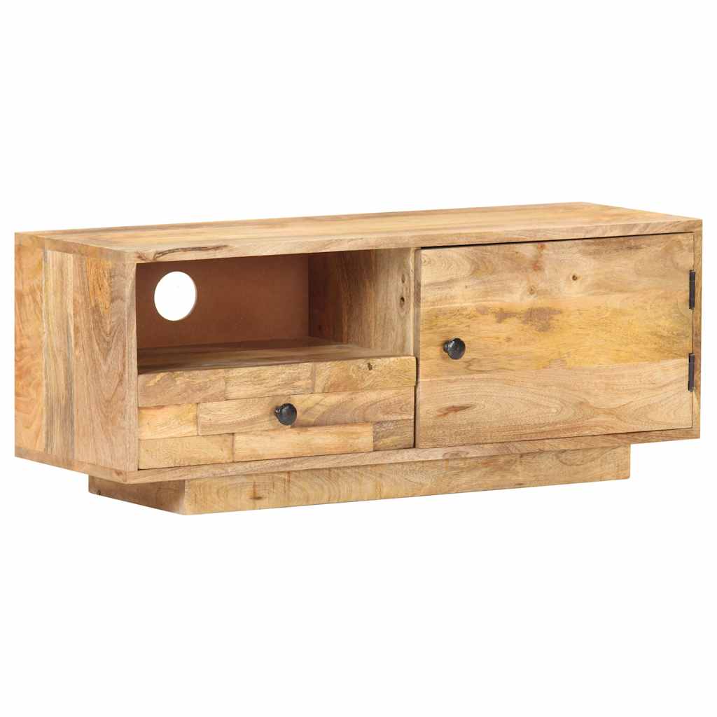 TV-Schrank 90x30x35 cm Mango Massivholz