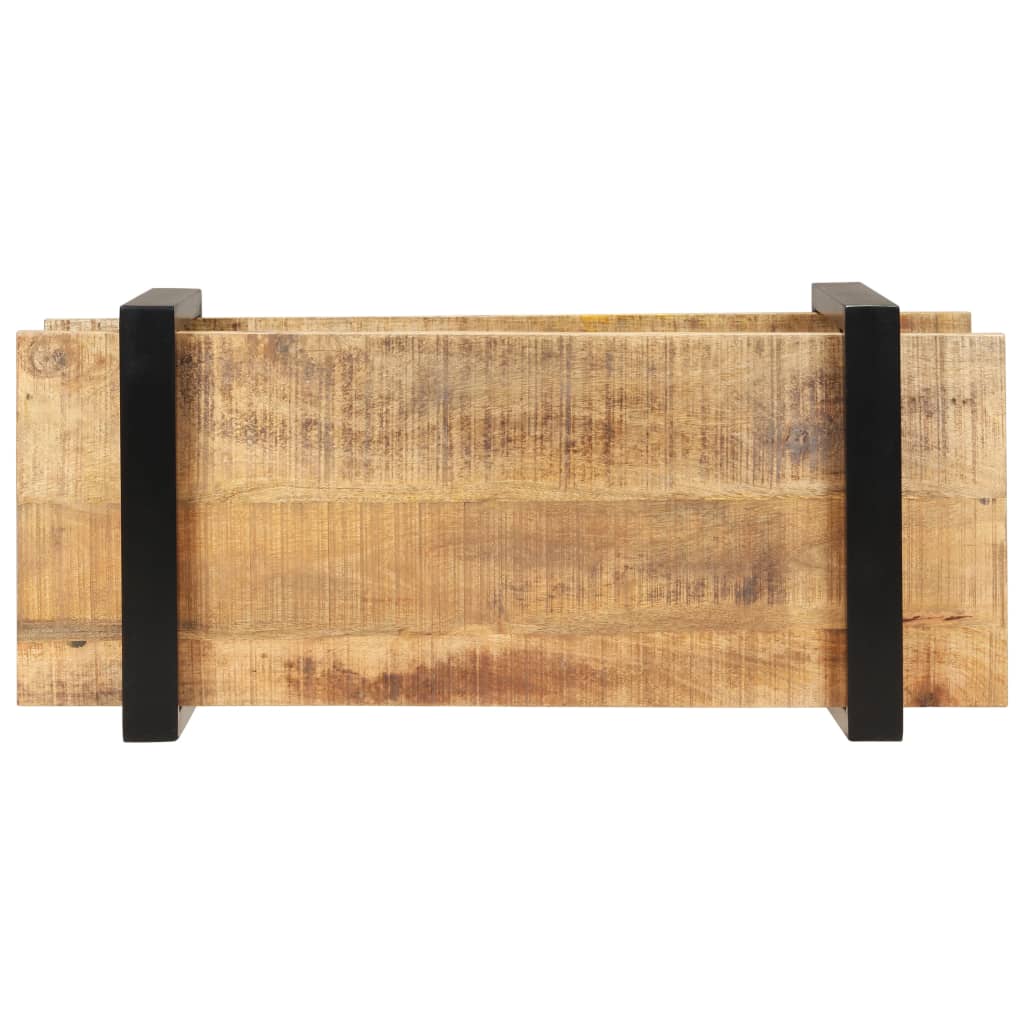 TV-Schrank 90x40x40 cm Raues Mangoholz