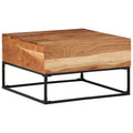Couchtisch 68x68x41 cm Massivholz Akazie