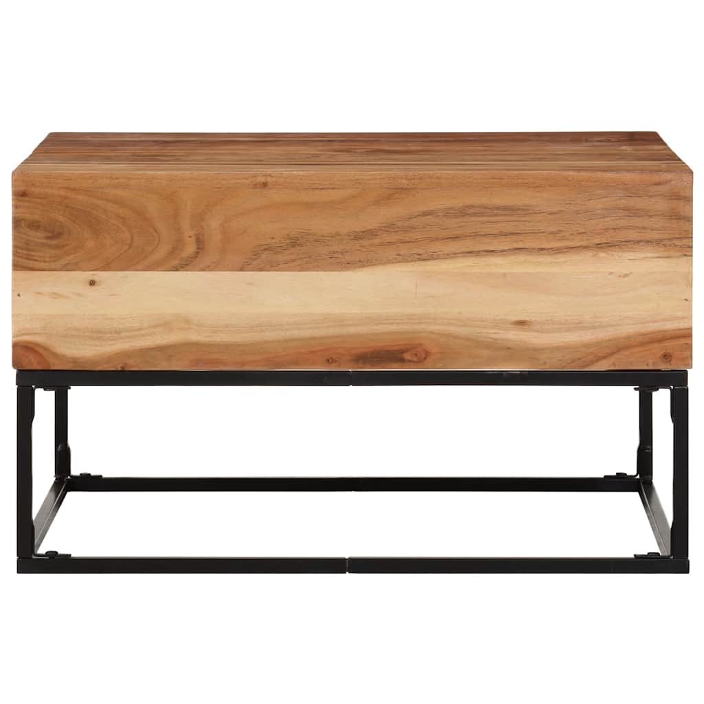 Couchtisch 68x68x41 cm Massivholz Akazie