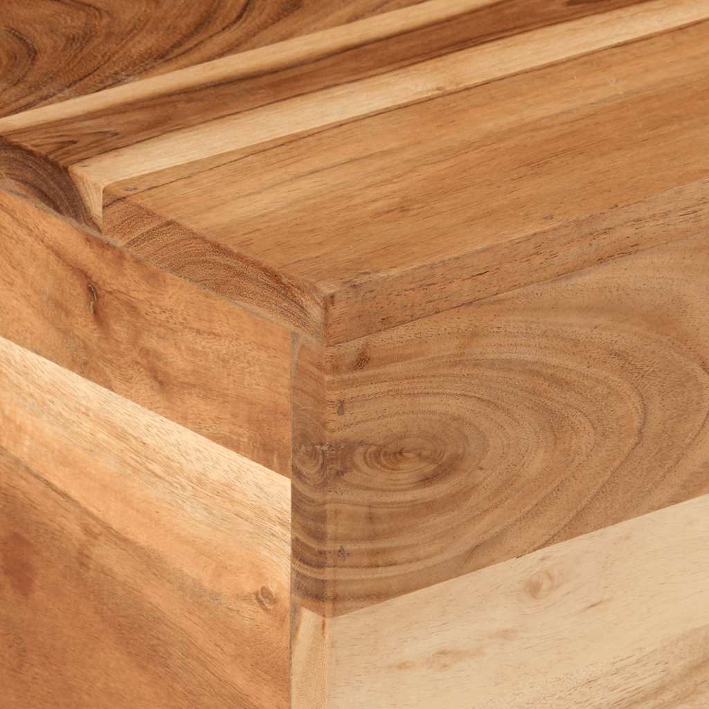 Couchtisch 68x68x41 cm Massivholz Akazie