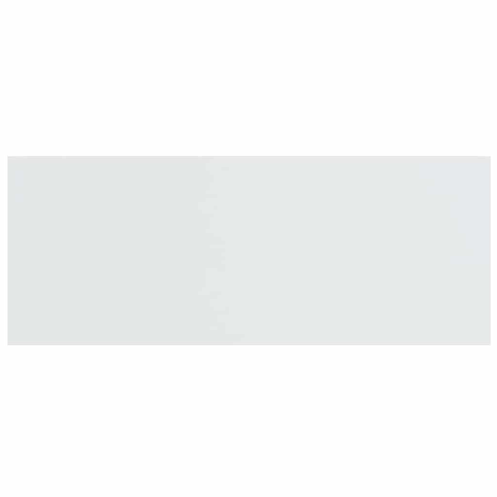 Schweberegale 2 Stk. Hochglanz-Weiß 60x23,5x3,8 cm MDF