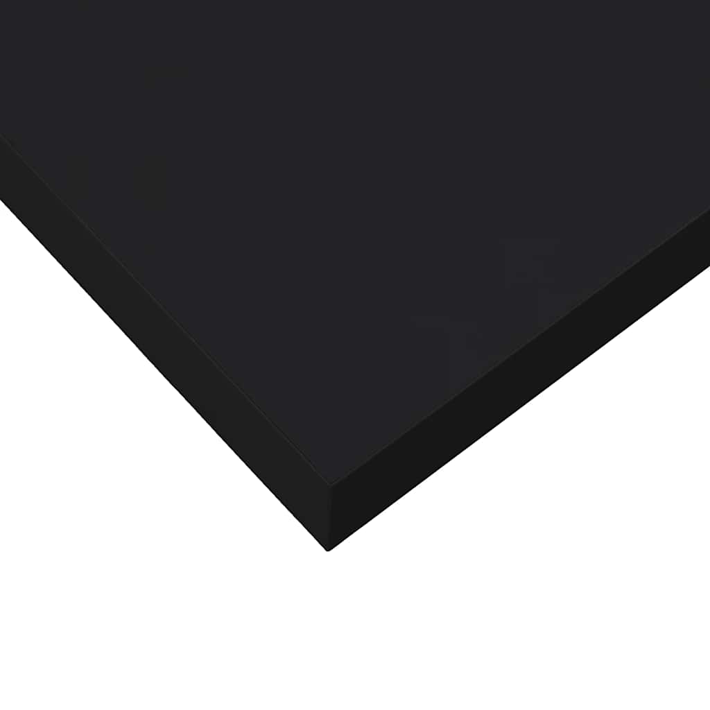 Schweberegal Hochglanz-Schwarz 40x23x3,8 cm MDF