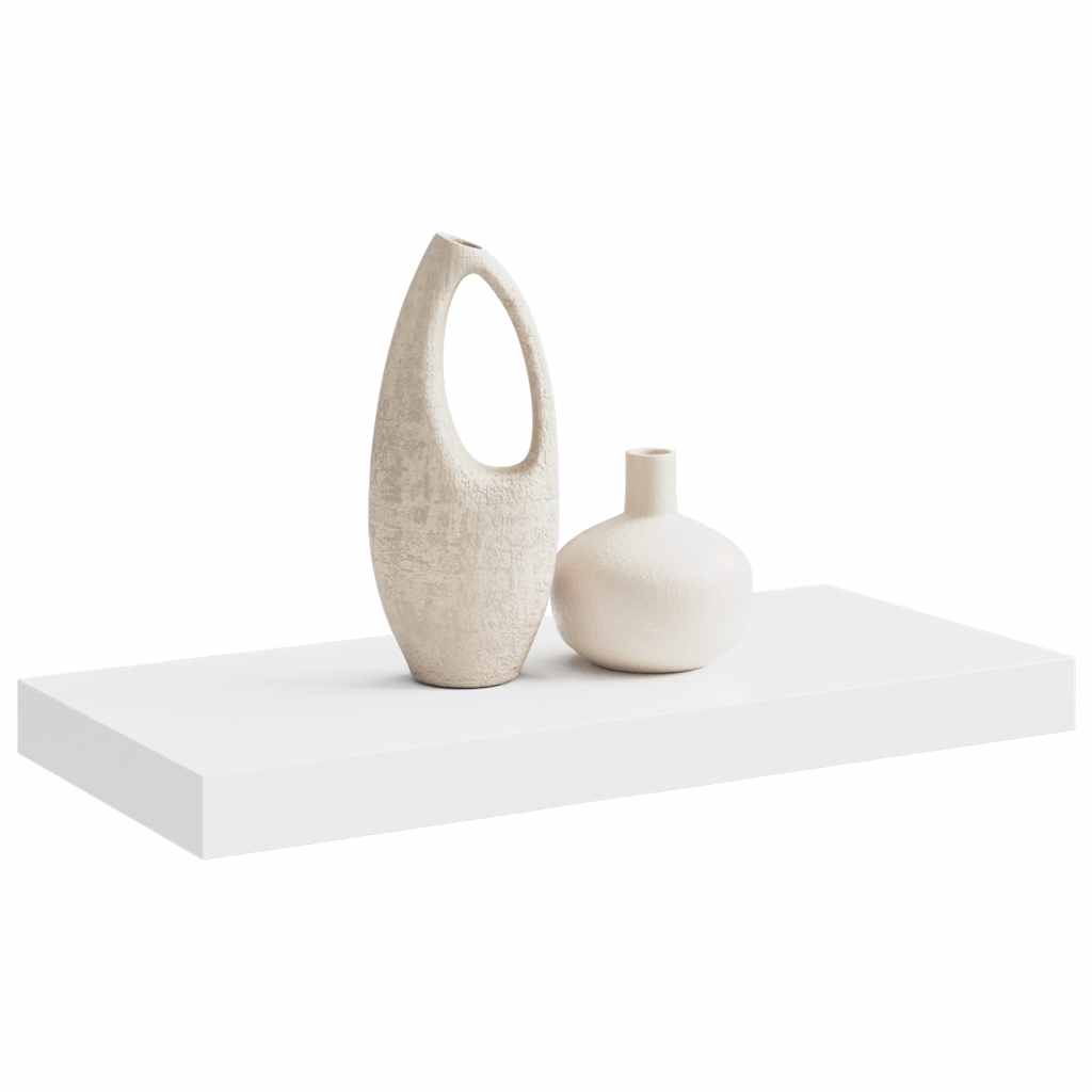 Schweberegal Weiß 50x23x3,8 cm MDF