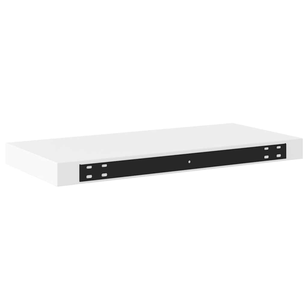 Schwebende Wandregale 4 Stk. Weiß 50x23x3,8cm MDF