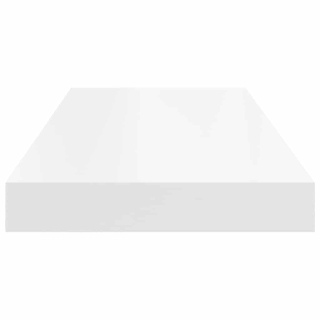 Schweberegal Weiß 60x23,5x3,8 cm MDF