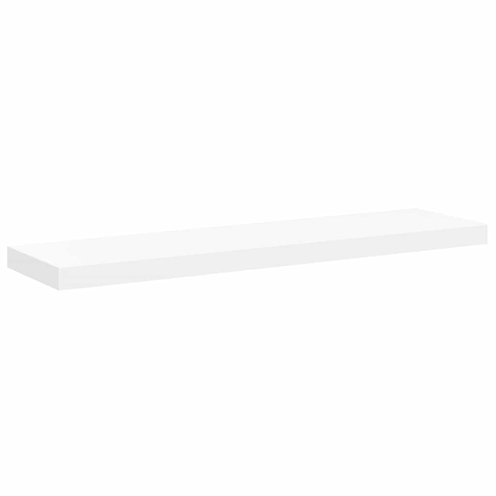 Schweberegal Weiß 90x23,5x3,8 cm MDF