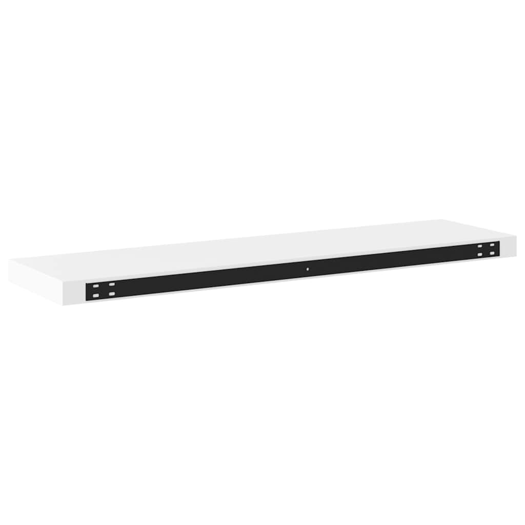 Schweberegale 4 Stk. Weiß 90x23,5x3,8 cm MDF