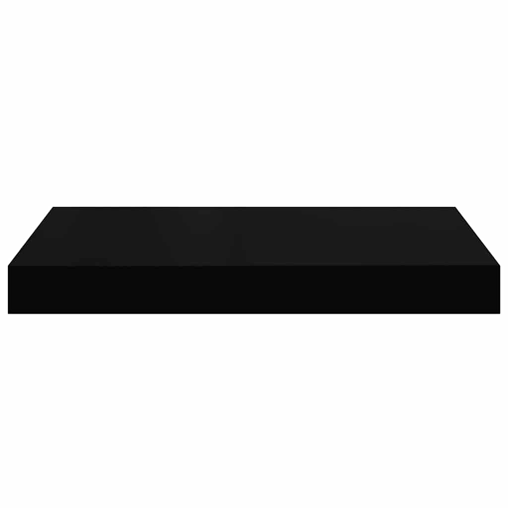 Schwebendes Wandregal Schwarz 40x23x3,8 cm MDF