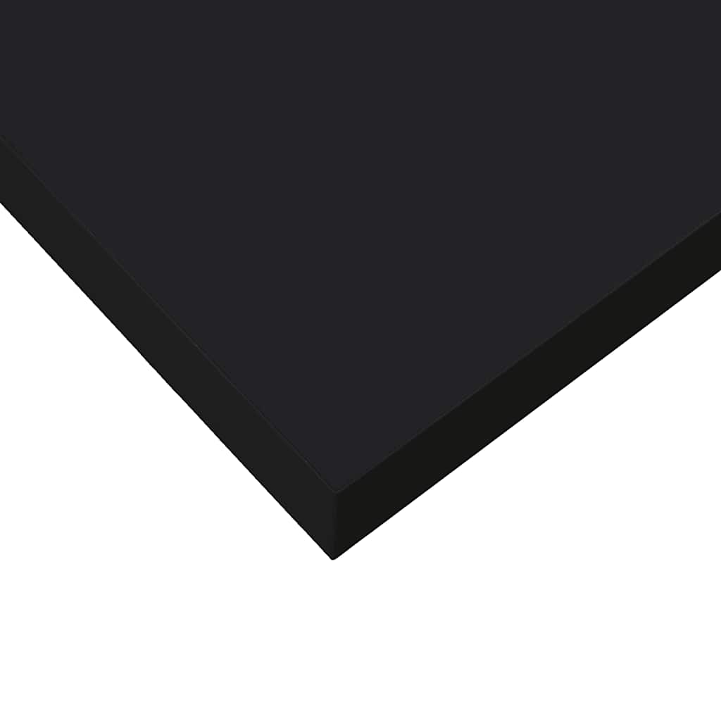 Schwebendes Wandregal Schwarz 40x23x3,8 cm MDF