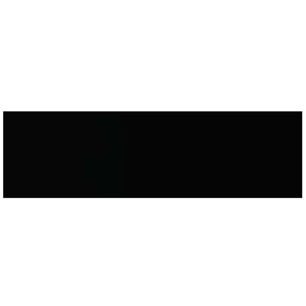 Schweberegale 4 Stk. Schwarz 80x23,5x3,8 cm MDF